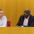 Hervé Gouyet (Electriciens Sans Frontières), Ibrahim Mbamoko (Carré-Géo & Environnement)