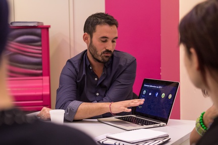 Brice Richardson anime l'atelier sur l'Analytics